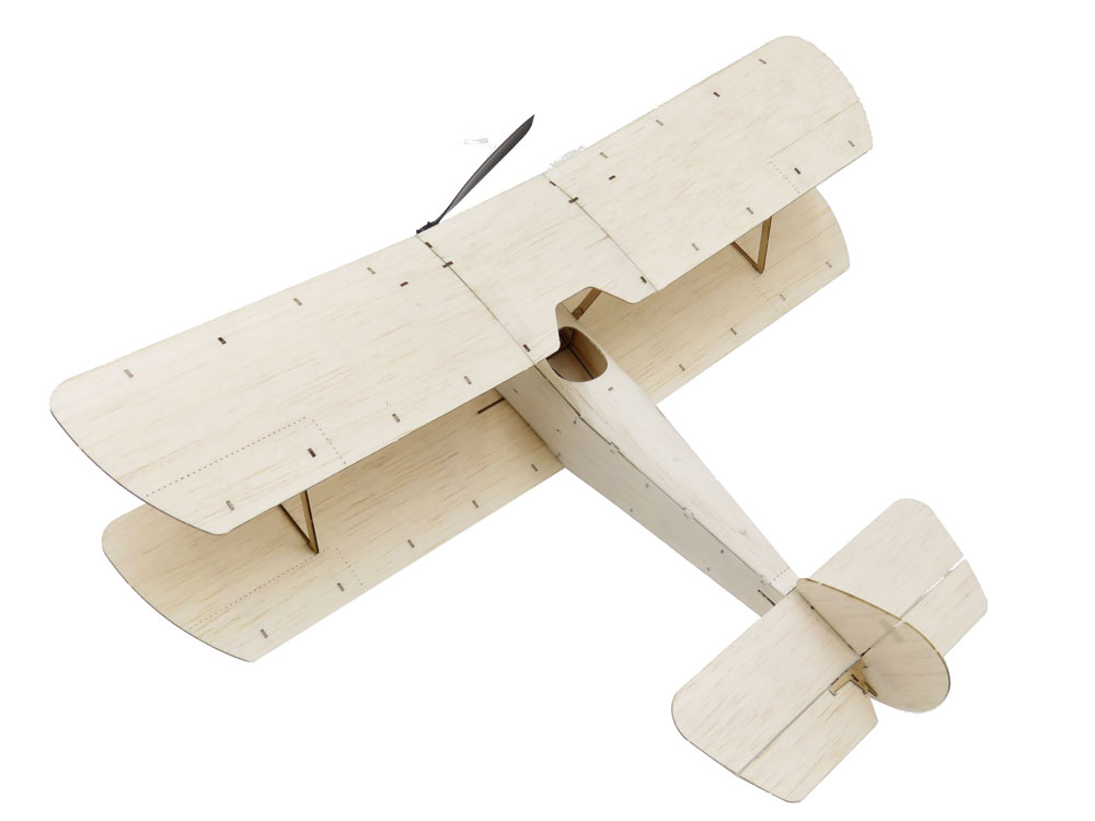 Dancing Wings Hobby K6 Sopwith Pup 378mm Wingspan Balsa Wood Micro RC Airplane Warbird Biplane KIT/ KIT+Power Combo