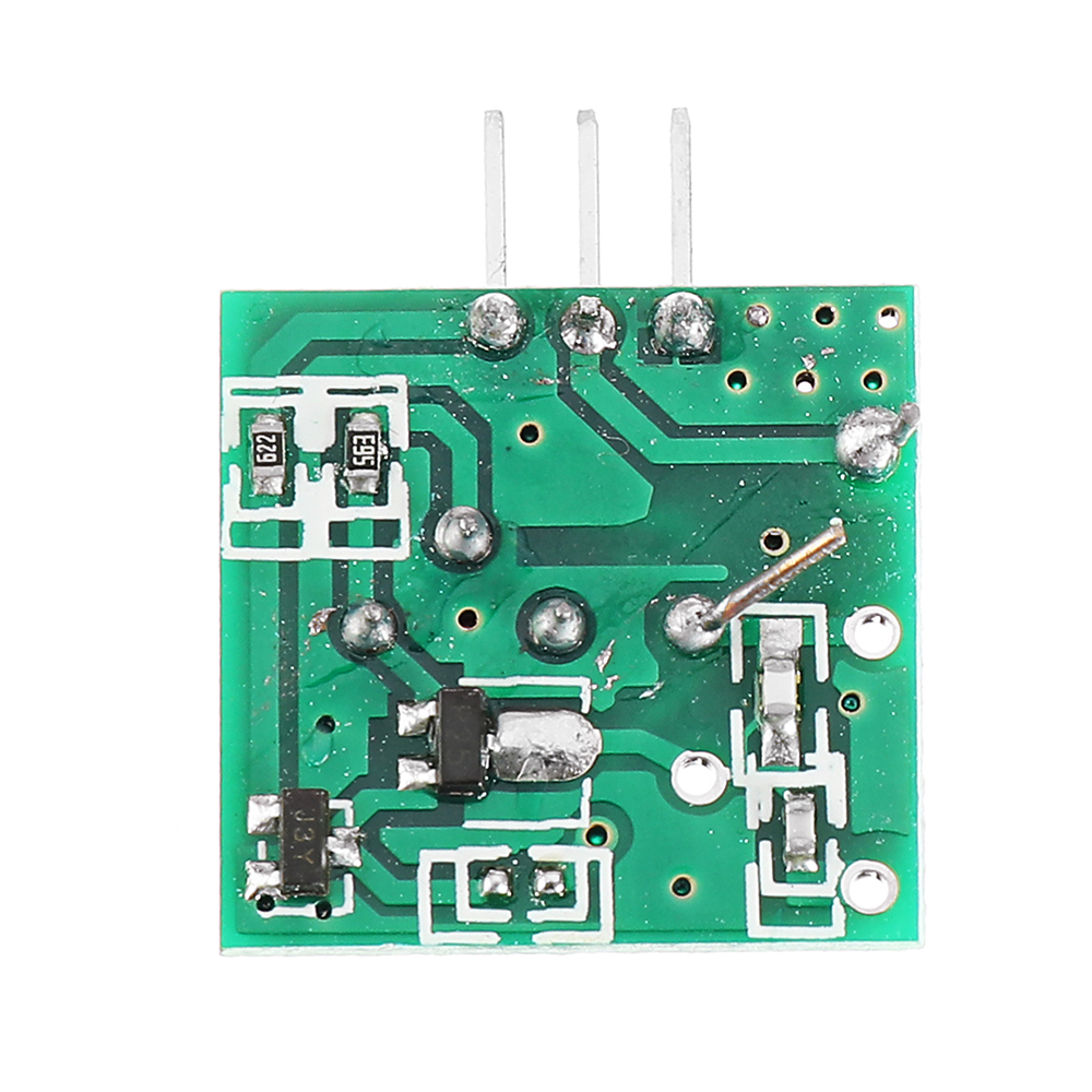 5Pcs 433Mhz Wireless RF Transmitter and Receiver Module Kit