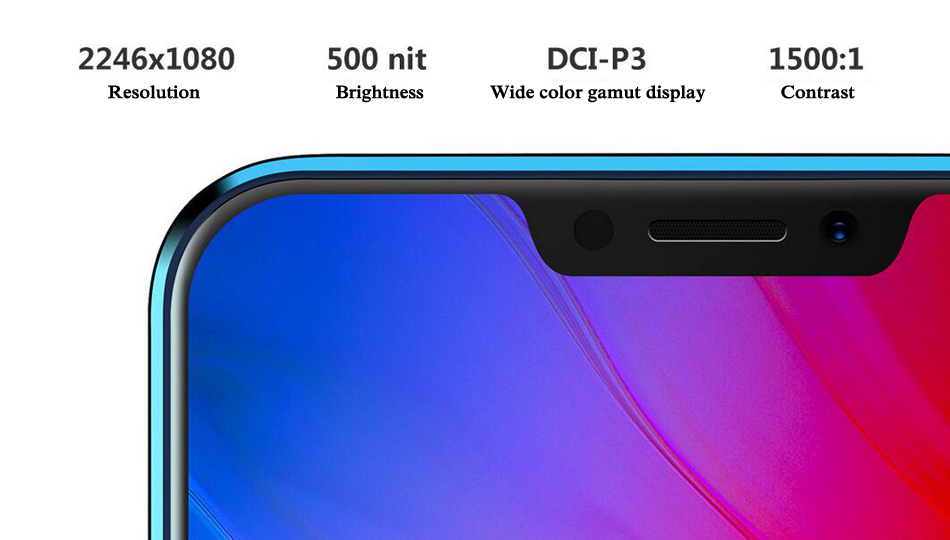 Lenovo Z5 6.2-inch FHD+ 19:9 Android 8.1 6GB RAM 128GB ROM Snapdragon 636 1.8GHz 4G Smartphone
