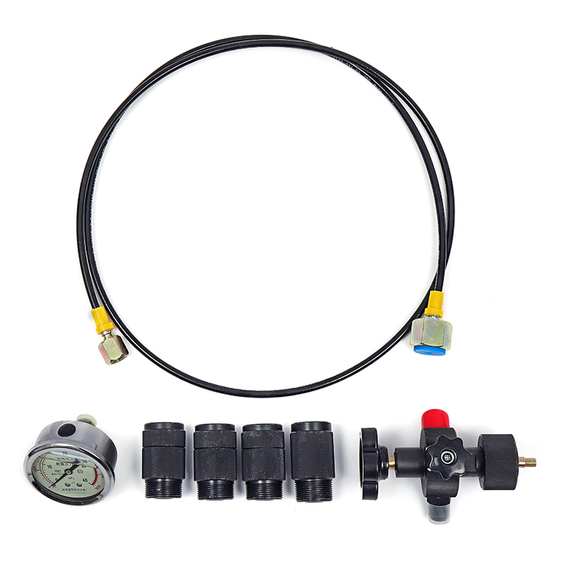 100-400 bar Hydraulic Nitrogen Accumulator Gas Charging System Pressure Test Kit
