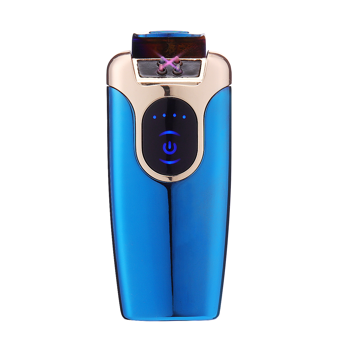 

KCASA KC-801 Double Arc Touch Screen Inductive Lighter LED Power Display Electric USB Lighter Windproof