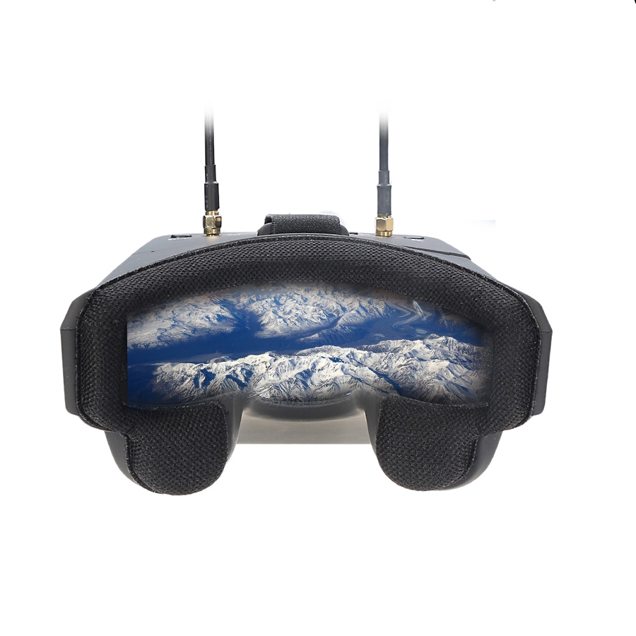 TOBYRICH TR1 5.8G 40CH Diversity FPV Goggles 5 Inch 800*480 Video Headset HD DVR Build in 1200mAh Battery For FPV Racing Drone - Photo: 2