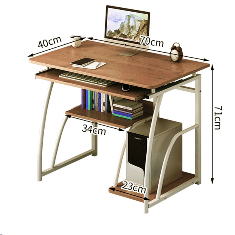 80cm/120cm Rectangle Office Workstation Writing Desktop Home Modern Computer Desk Table