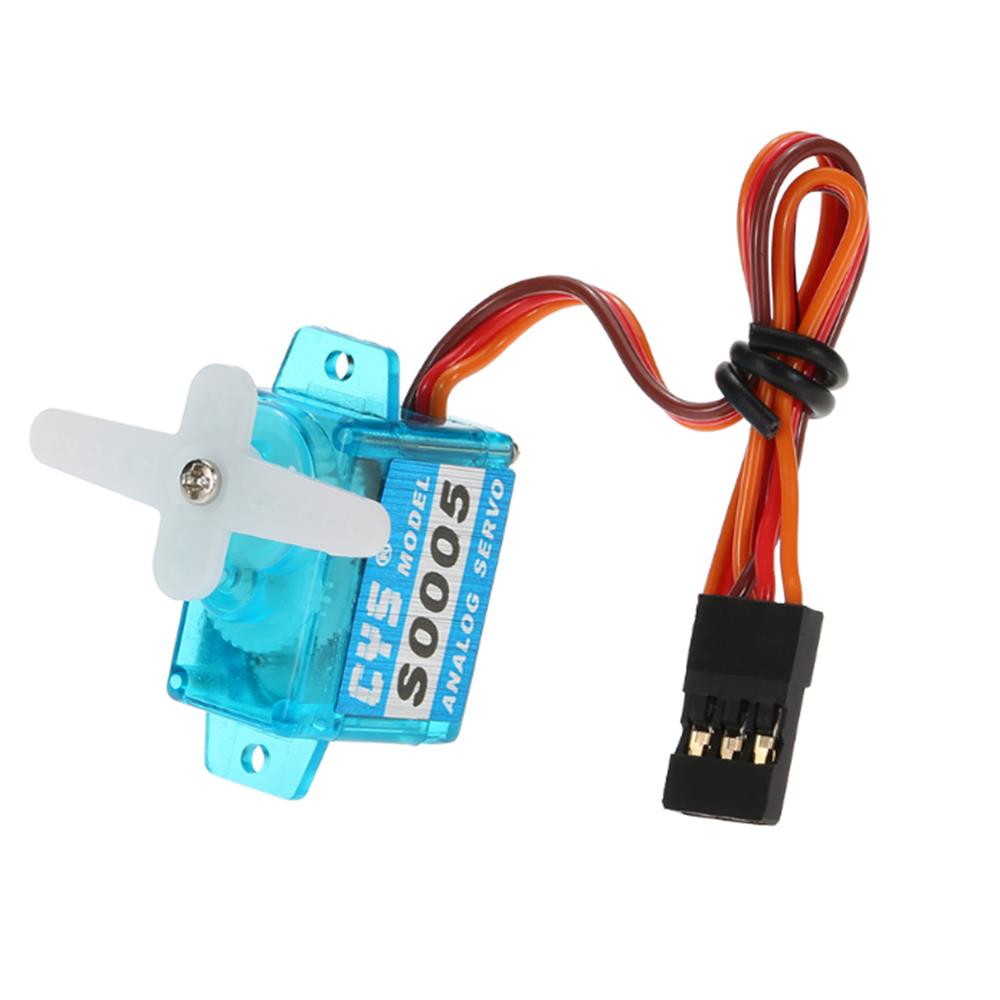 CYS-S0005 5g Light Weight Plastic Gear Micro Analog Standard Servo for RC Fixed-wing Aircraft - Photo: 4