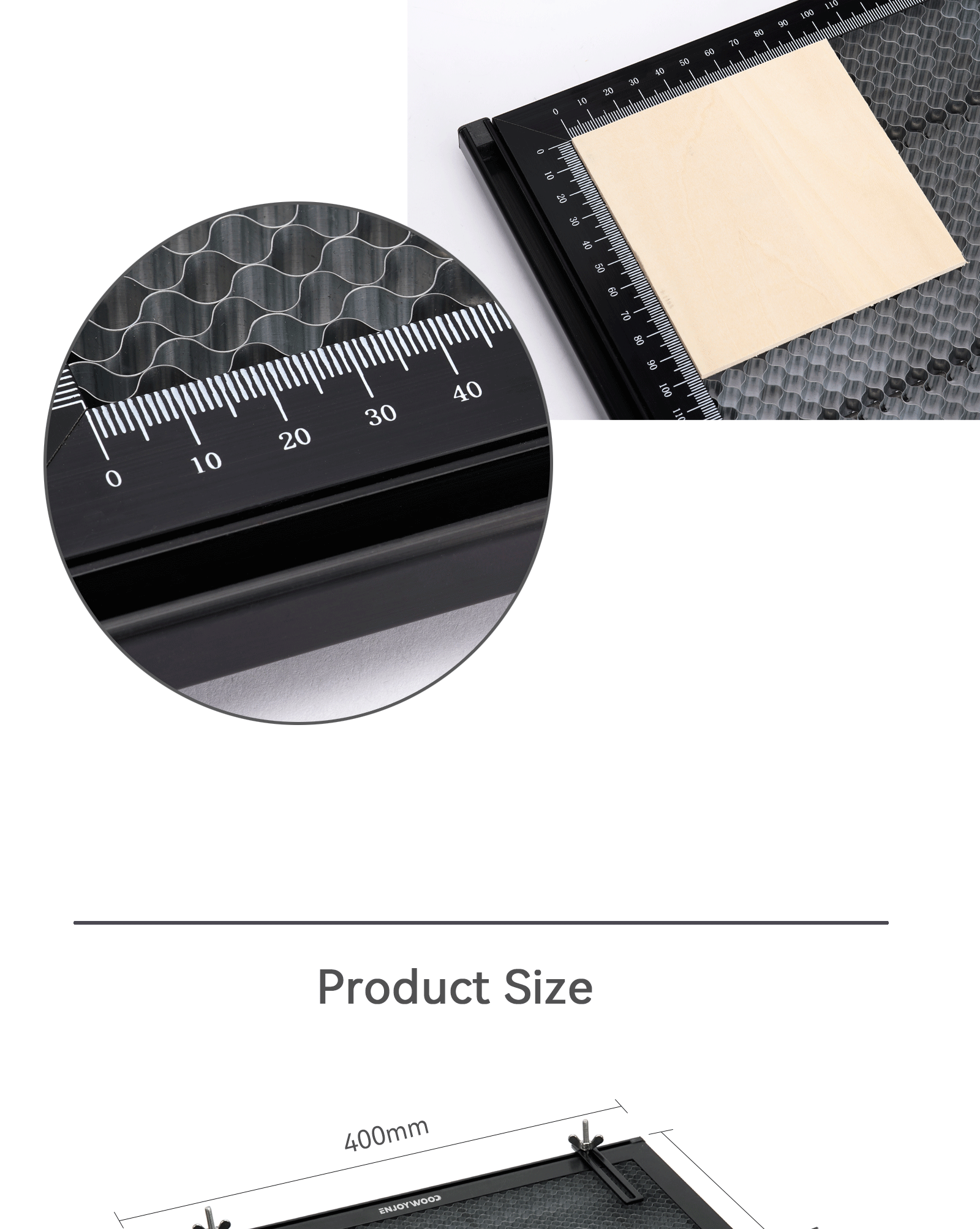 ENJOYWOOD F2 Laser Cutting Honeycomb Working Table Board 400x400mm Plate Working Panel for Laser Engraver Cutting Machine