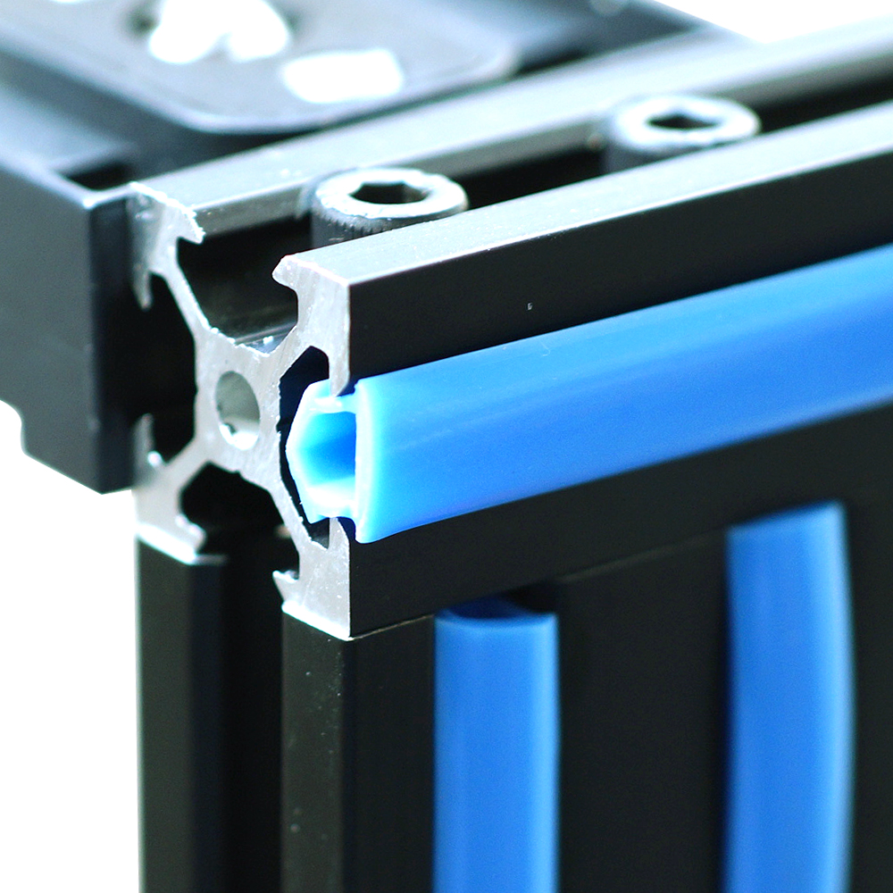 1Meter Black/Orange/Blue 2020 Aluminum Profile Slot Cover/Panel Holder for 3D Printer 19