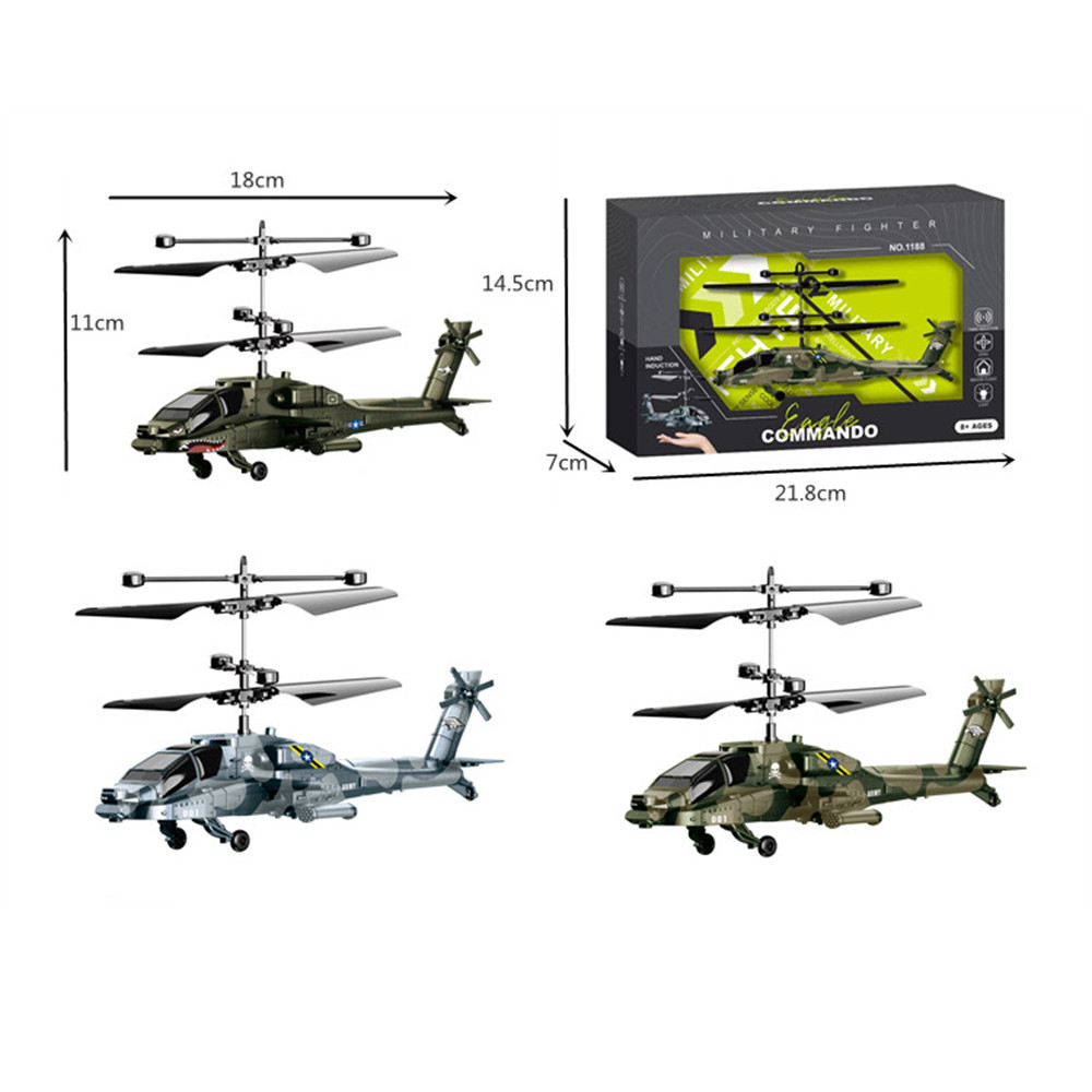 2CH Flying Helicopter Toys USB Rechargeable Induction Hover Helicopter With Remote Control For Over Kids Indoor And Outdoor Games