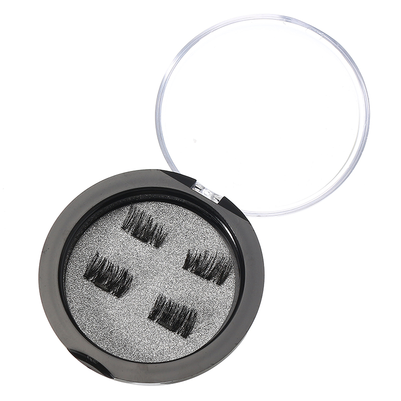 Magnetic Eyelashes Reusable Ultra Thin Black Thicker 3D Magnet False Lash Makeup