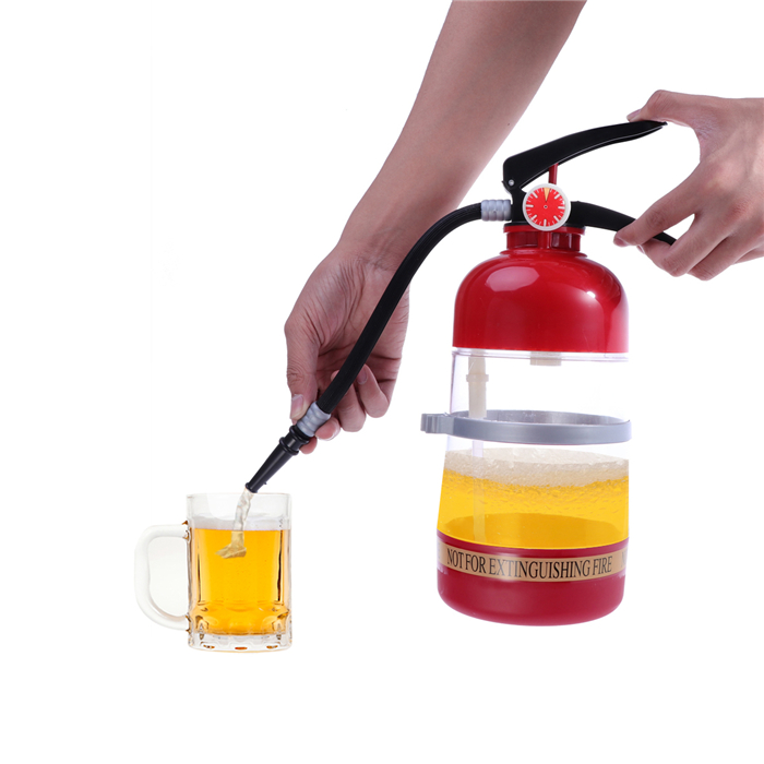 

1500ml Fire-Extinguisher Beverage Drink Dispenser Cocktail Shaker Liquor Pump Wine Beer Dispenser Machine Wine Decanter