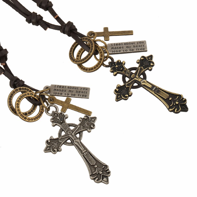 

Ретро-крест Кулон Колье из ожерелья