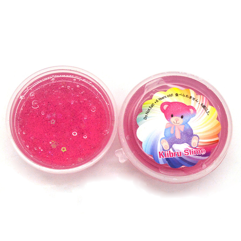 4PCS Kiibru Slime Pearl Star Glitter Simulated Crystal Mud Jelly Plasticine Stress Relief Gift Toy