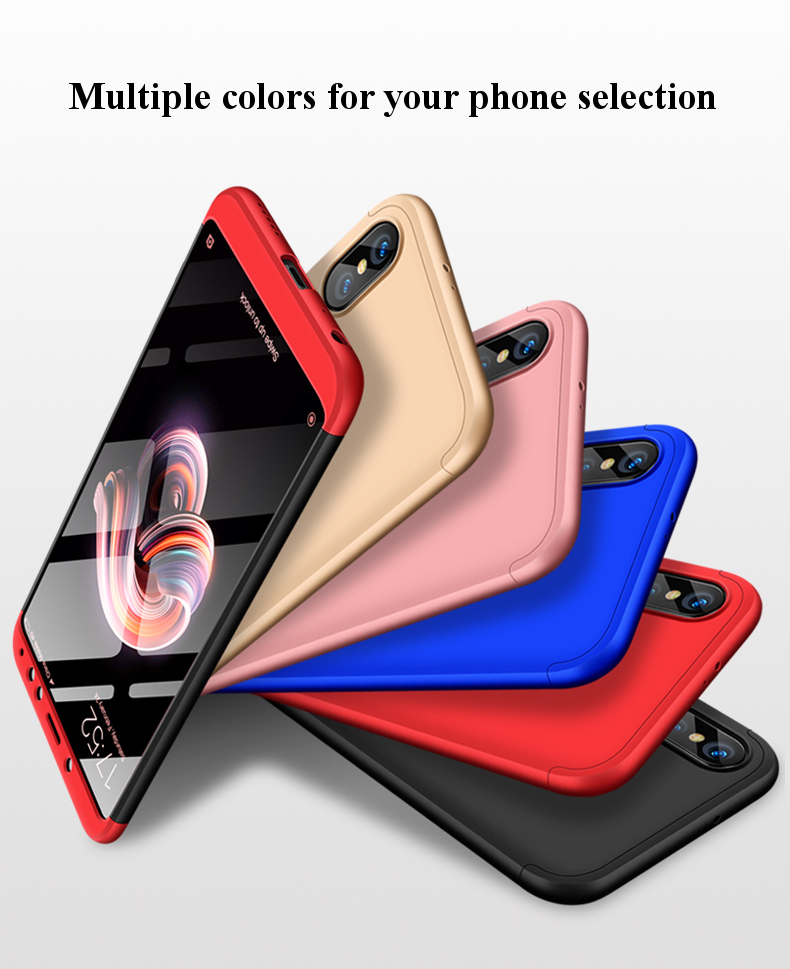 Bakeey? 3 in 1 Double Dip 360° Full Protective Case For Xiaomi Redmi Note 5/ Xiaomi Redmi Note 5 Pro