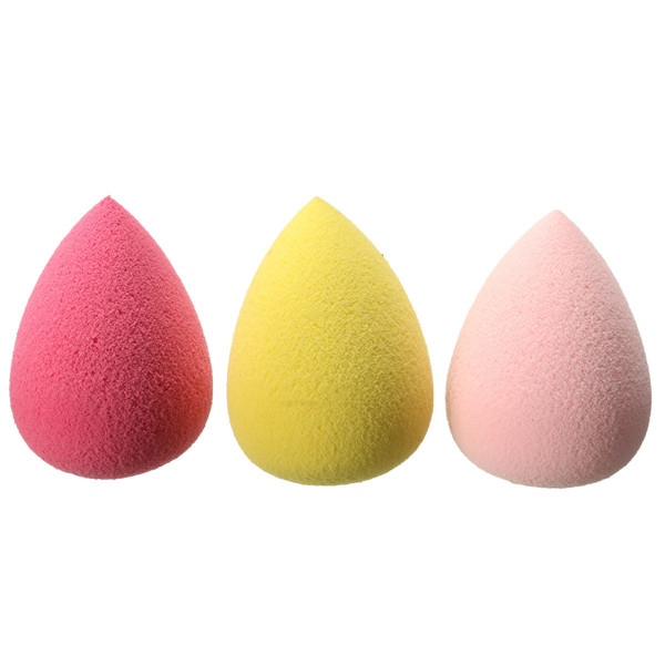 5pcs Dual Use Dry Wet Makeup Squishy Puff Cosmetic Facial Sponge Blush Blender Foundation Flawless