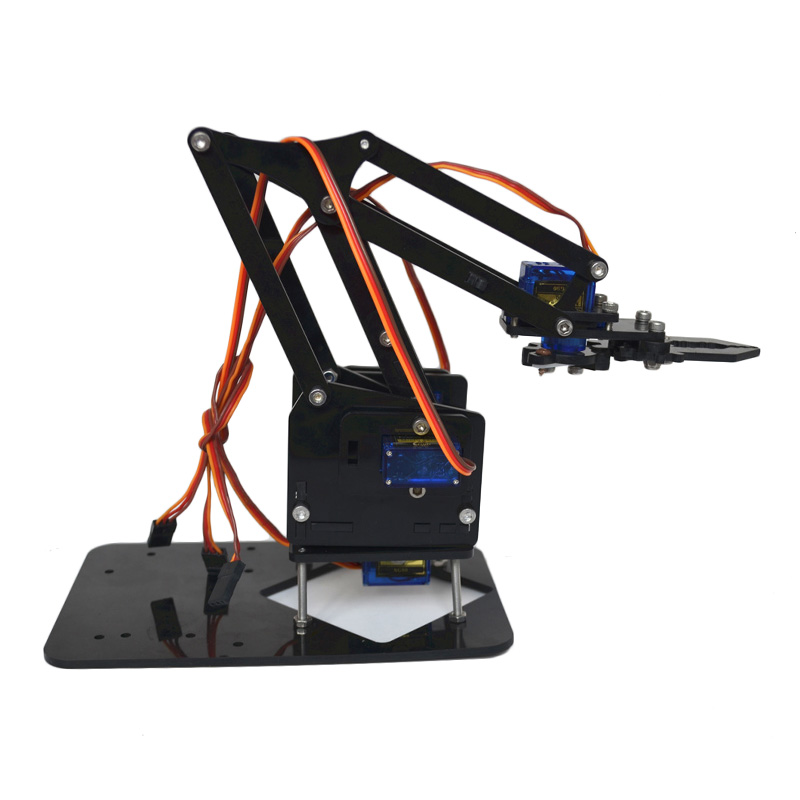 4DOF Assembling Acrylic Mechine Robot Arm with SG90 Plastic Gear Servo For Robot DIY 43
