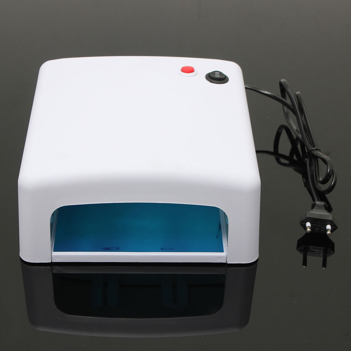 220V 36W Nail Art Dryer Lamb Light UV Gel Curing 4 Tube Manicure Tool 
