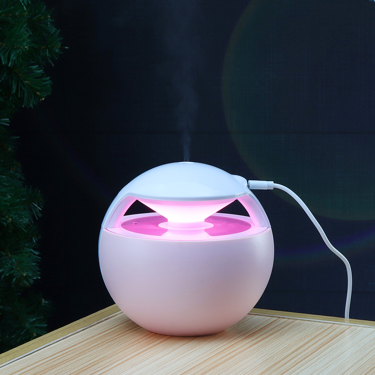 450ML Ball Humidifier with Aroma Lamp Essential Oil Ultrasonic Electric Diffuser Mini USB Air Fogger 15