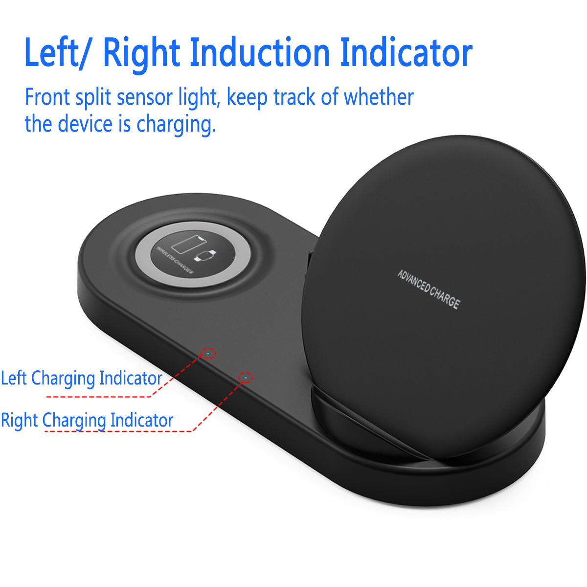 5 In 1 Qi Wireless Charger Watch Charger Earphone Charger With Power Supply For iPhone 13 13 Mini Apple Watch Series 7 Apple AirPods Pro