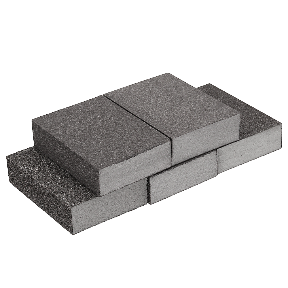 

5pcs 100x70x25mm Sanding Blocks 80/120/180/240/320 Grit Sponge Polishing Pad Buffing Tool