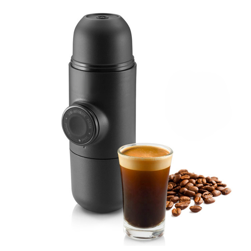 WACACO Minipresso Mini cafetière portable portative Mini Espresso Presse à main manuelle Presse à café Presse à café