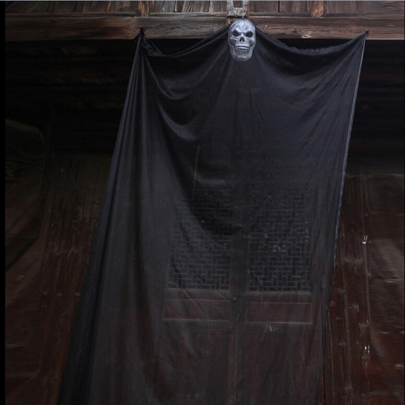Halloween Hanging Creepy Ghost Curtain Party Decoration Display Prop