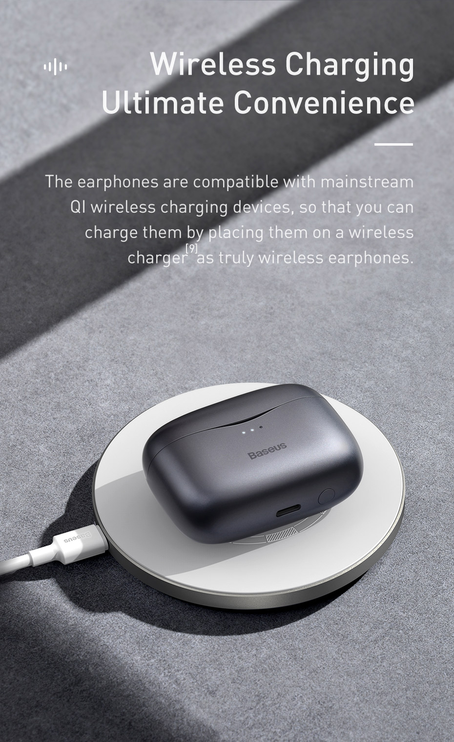 Baseus SIMU S2 TWS bluetooth Earphone ANC Wireless Earbuds Dual Active Noise Cancelling Hi-Fi Audio Gaming Headphone with Mic