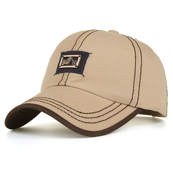 Men Cotton Hat Breathable Peaked Cap Sunshade Baseball Cap