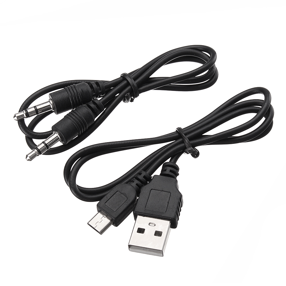 

3,5-мм аудио кабель от мужчины к мужчине и зарядный кабель Micro USB