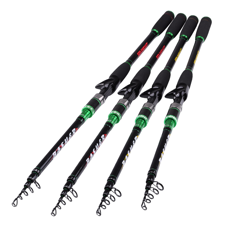 

SeaKnight BASHER II M /MH 2.1M 2.4M Carbon Telescopic Casting Fishing Rod 5 Section Sea Fishing Pole
