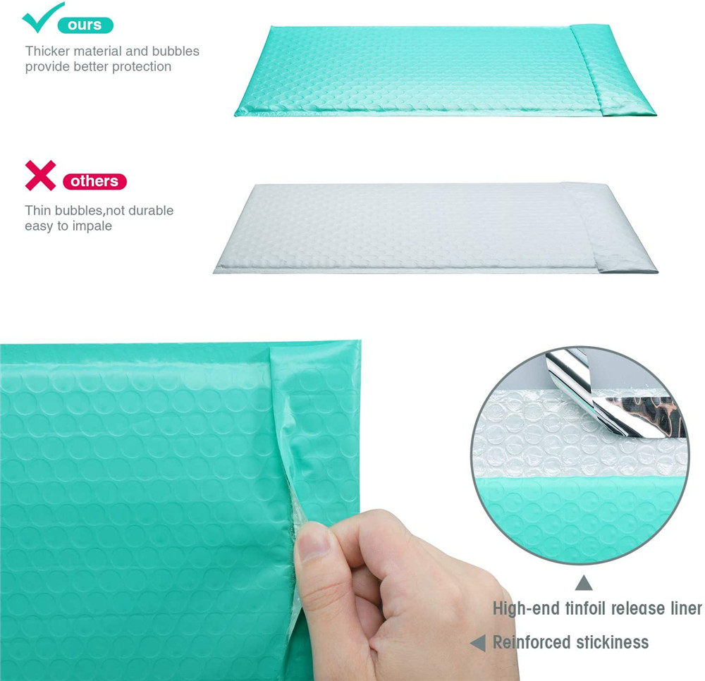 Yiyoubao Bubble Envelope Bag 18*23 Matte Foam Cushioning Shockproof Logistics Packaging Envelope Shipping Use