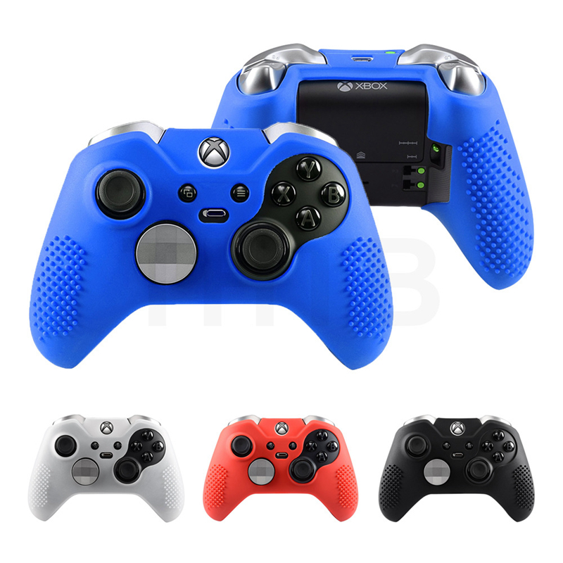 Anti-skid Silicone Protective Cases Cover for XBOX ONE S X 1 Elite Controller Gamepad 10