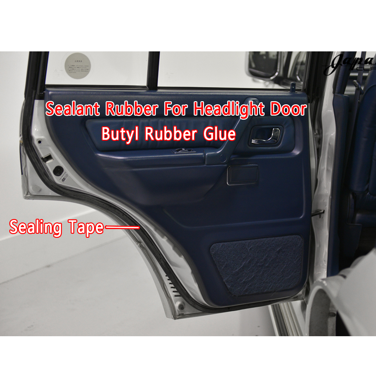 Car Rubber Sealant 4 Meters Butyl Glue Headlight Windshield Retrofit Reseal Hid Headlamps Taillight Shield Glue Tapes
