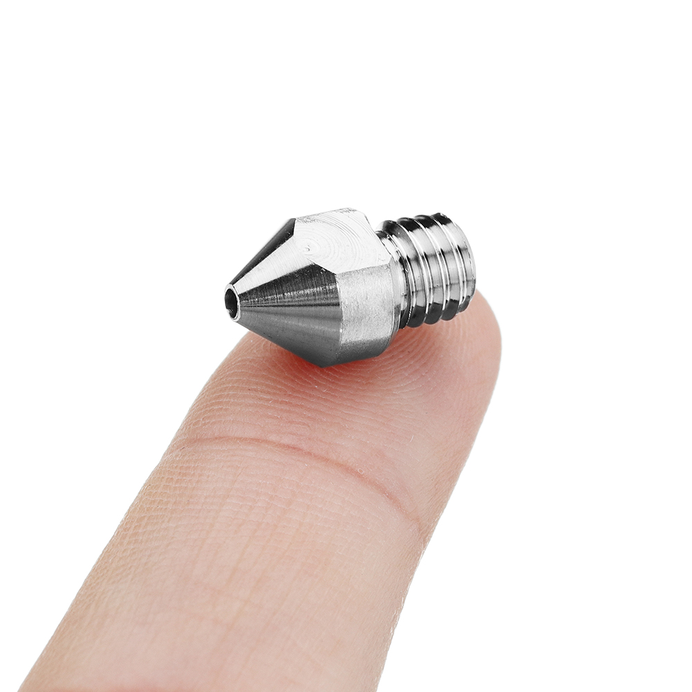 0.3mm/0.4mm/0.6mm/0.8mm/1.0mm/1.2mm/1.5mm MK8 TC4 Titanium Alloy M6 Thread Nozzle For 3D Printer Reprap Makerbot 21