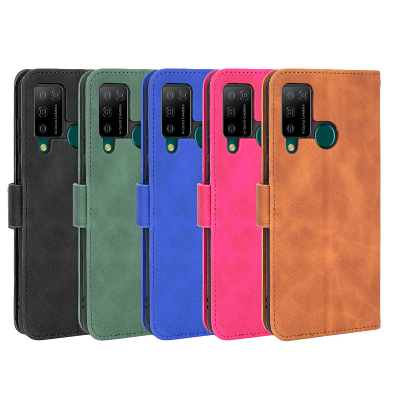 Bakeey for Doogee N20 Pro Case Magnetic Flip with Multi Card Slots Wallet Stand PU Leather Full Cover Protective Case
