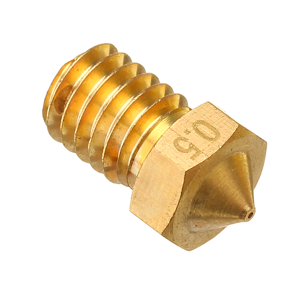 TRONXY® V6 0.2/0.3/0.4/0.5/0.6/0.8mm M6 Thread Brass Extruder Nozzle For 3D Printer Parts 6
