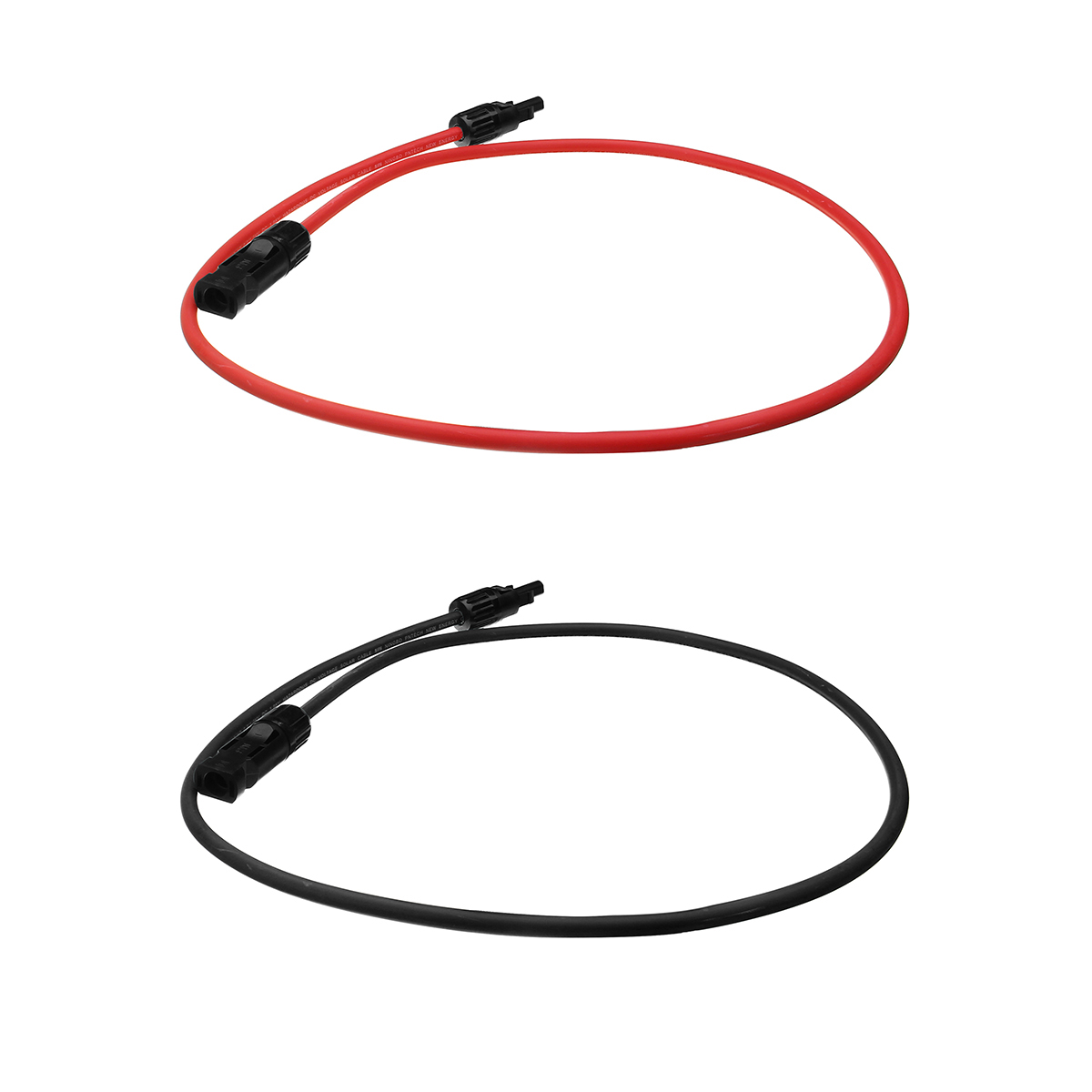 1M AWG10 Black or Red MC4 Connector Solar Panel Extension Cable Wire 11