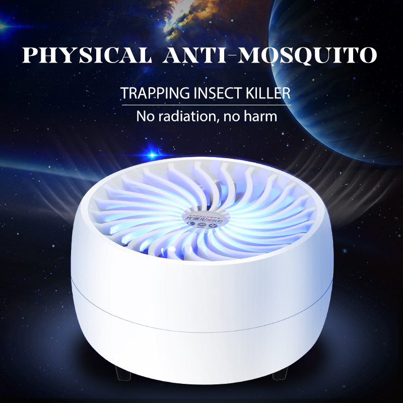 DC5V 5W USB Inhalation Mosquito Light Mosquito Killer Zapper UV Light Mosquito Insect Killer Lamp Electronic Mosquito Trap Lights for Pets 