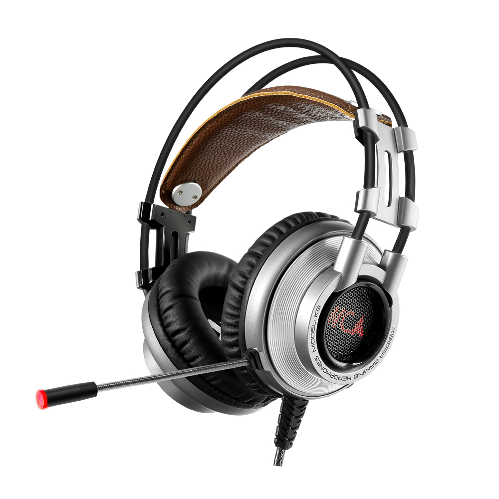 

XIBERIA K9 USB Wired 7.1 Channel HiFi Noise Canceling Gaming Headphone Headset with Microphone Mic