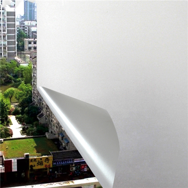 60cm 1.8 m vidro fosco janela de vidro de privacidade pvc filme para diy casa / escritório / loja