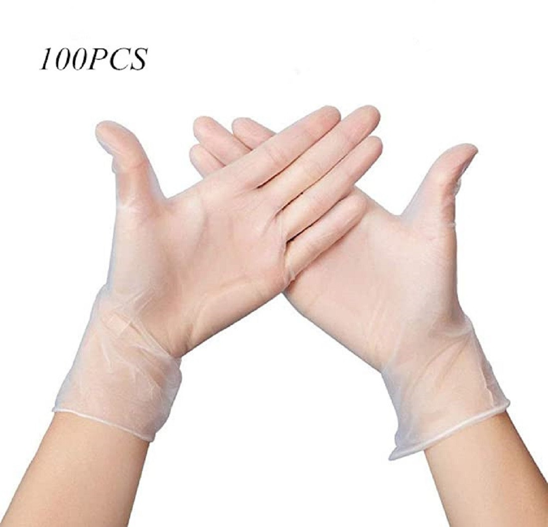 100pcs Disposable Protective Gloves Waterproof Oil-resistant Safety Food Grade Glove