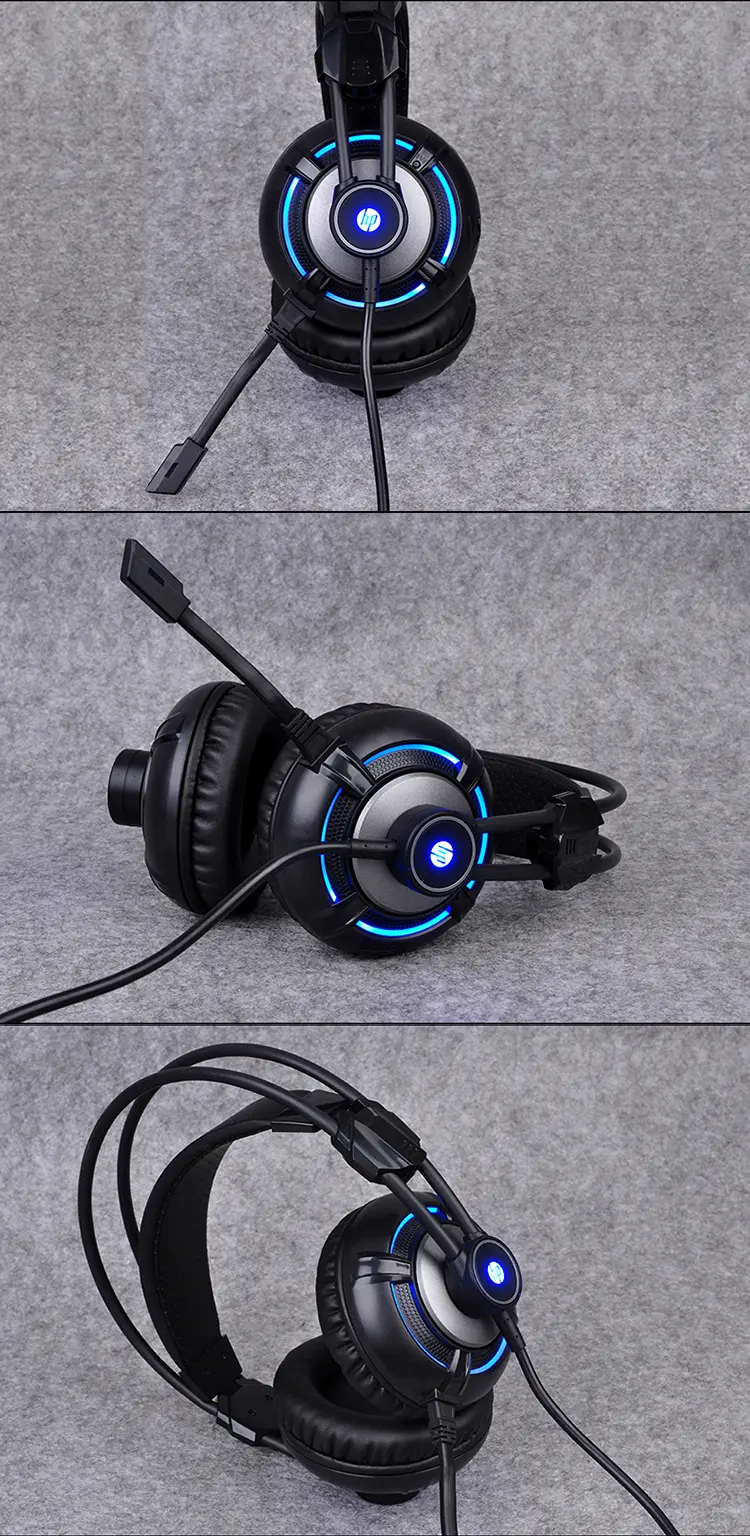 Hp H300 Usb 3.5mm Wired 4d Stereo Gaming Headphone Headset with Microphone