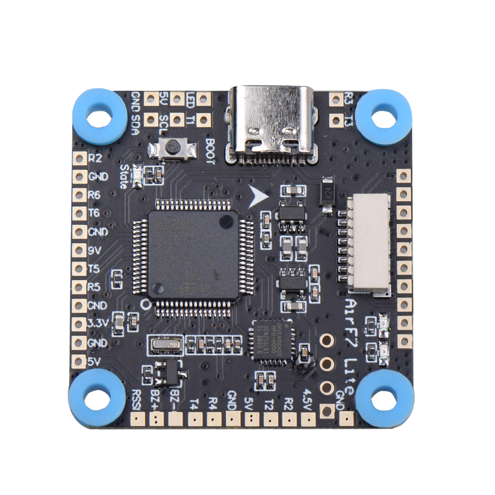 30.5*30.5mm Racerstar AirF7 Lite 3-6S Flight Controller MPU6000 w/DJI HD OSD 5V 3A & 9V 3A BEC Compatibled with TBS Nano Receiver for FPV Racing RC Drone - Photo: 4