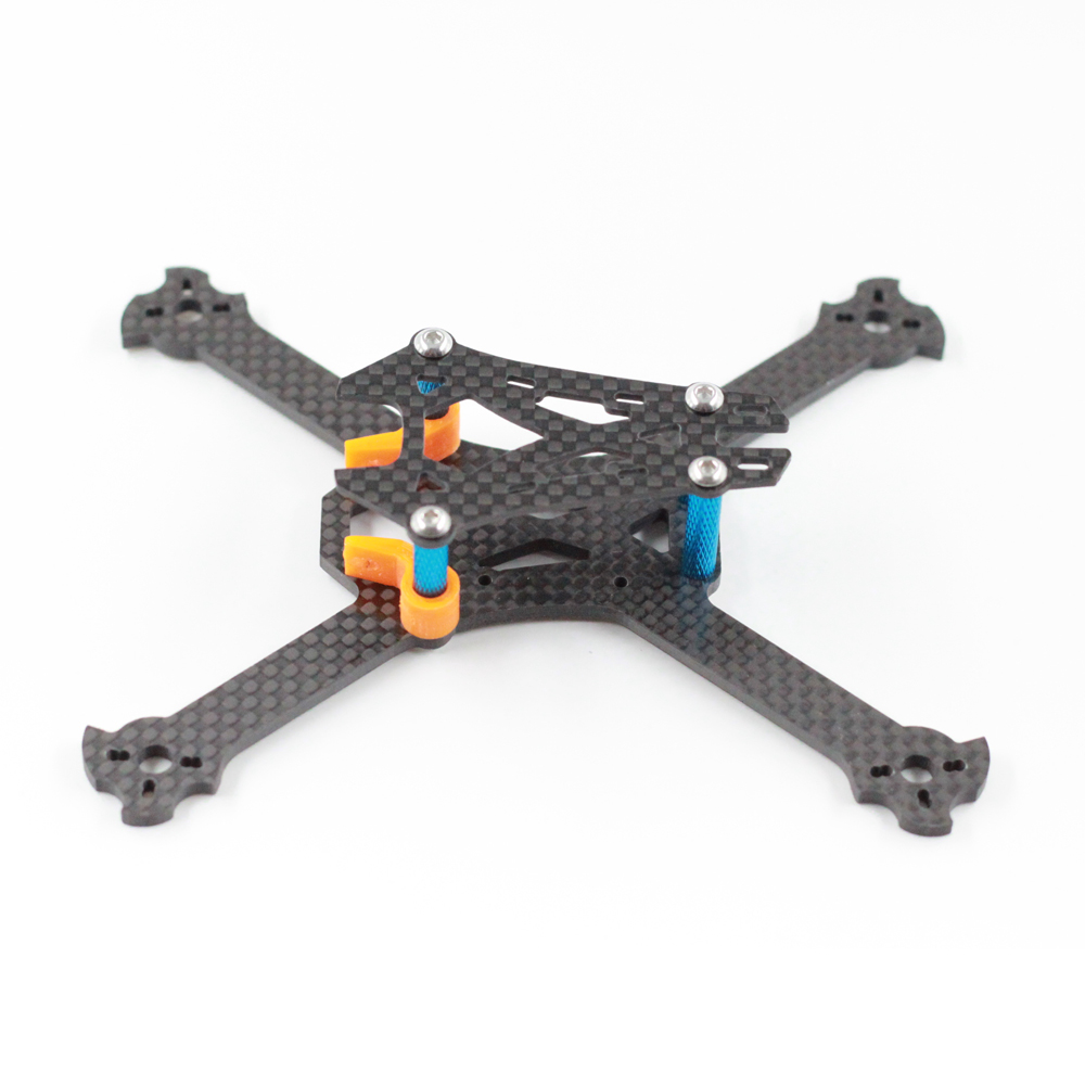 A-Max Shadow Frog 138mm Stretch X FPV Racing Frame Kit For RC Drone Supports RunCam Micro Swift - Photo: 4