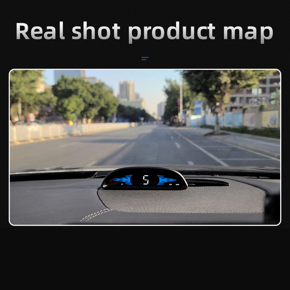 GEYIREN G2 GPS HUD Head Up Display Car Speedometer Electronics Tachometer for Universal