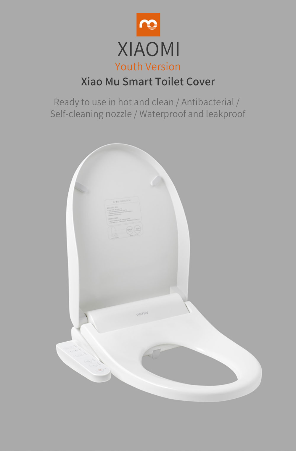 Deska klozetowa XIAOMI Youth Version Xiao Mu Smart Toilet Seat za $174.99 / ~651zł