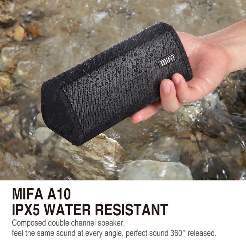 MIFA A10 Bluetooth 4.2 IPX5 Waterproof Bass Speaker Supports TF Card Audio Input 11