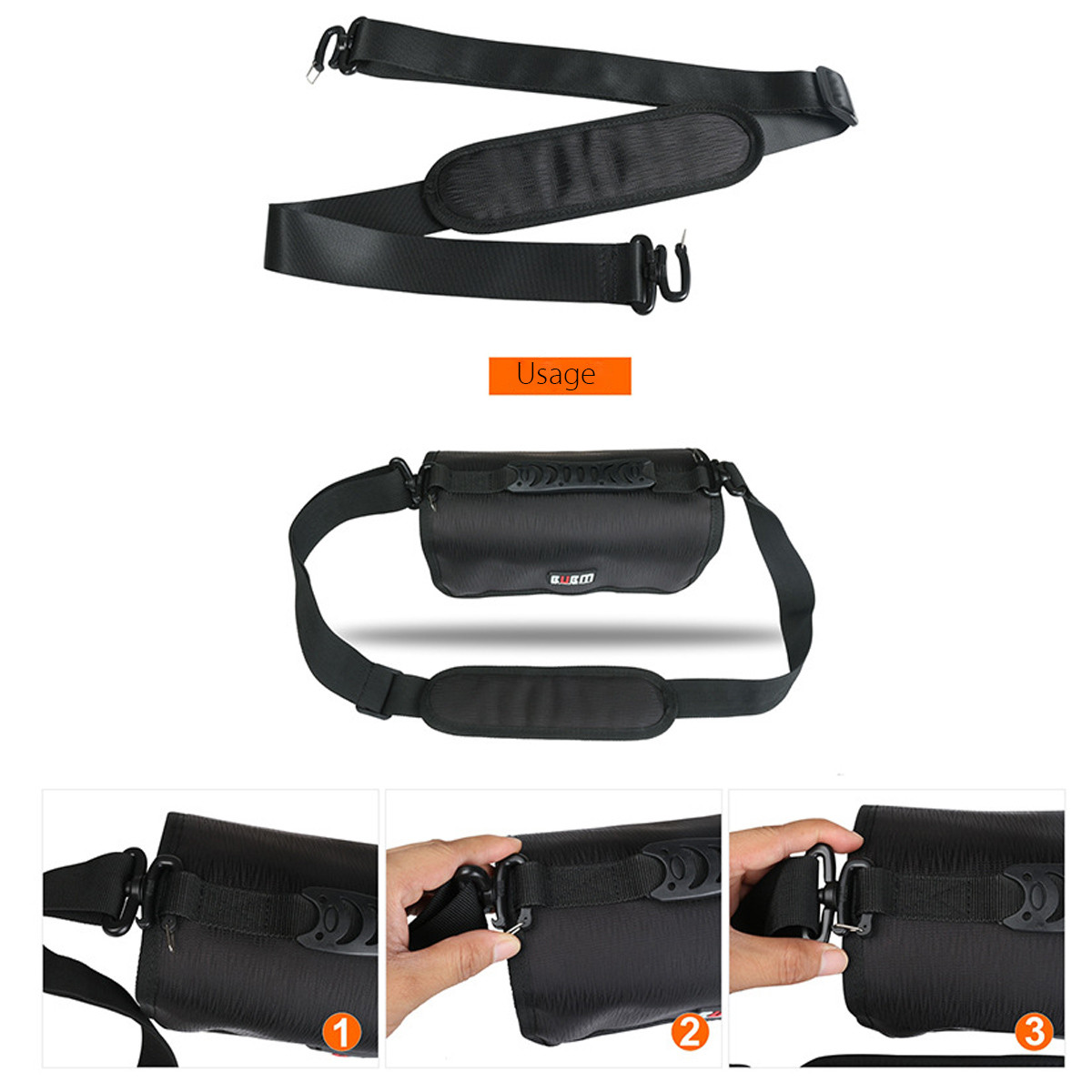 BUBM Waterproof Storage Protective Case Roll Camera Bag for GoPro Hero 4 3 Plus 3 SJcam