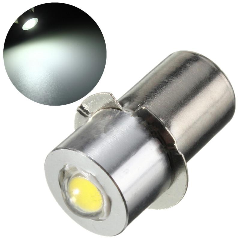 P13.5S PR2 DC3-18V 1W LED Flashlight Bulb Interior Bike Torch Spot Replacement Lamp Bulb