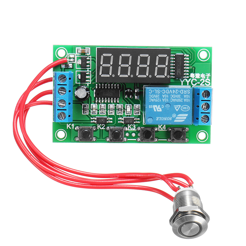 External Trigger Delay Switch Touch Button Relay Signal Timing Module Board