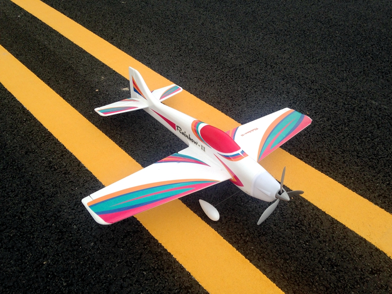 Thunder / Rainbow 890mm Wingspan EPO F3A 3D Aerobatic RC Airplane KIT With Motor Mount - Photo: 2