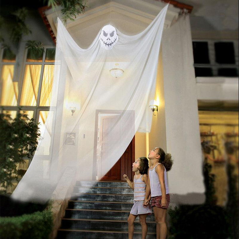 Halloween Hanging Creepy Ghost Curtain Party Decoration Display Prop